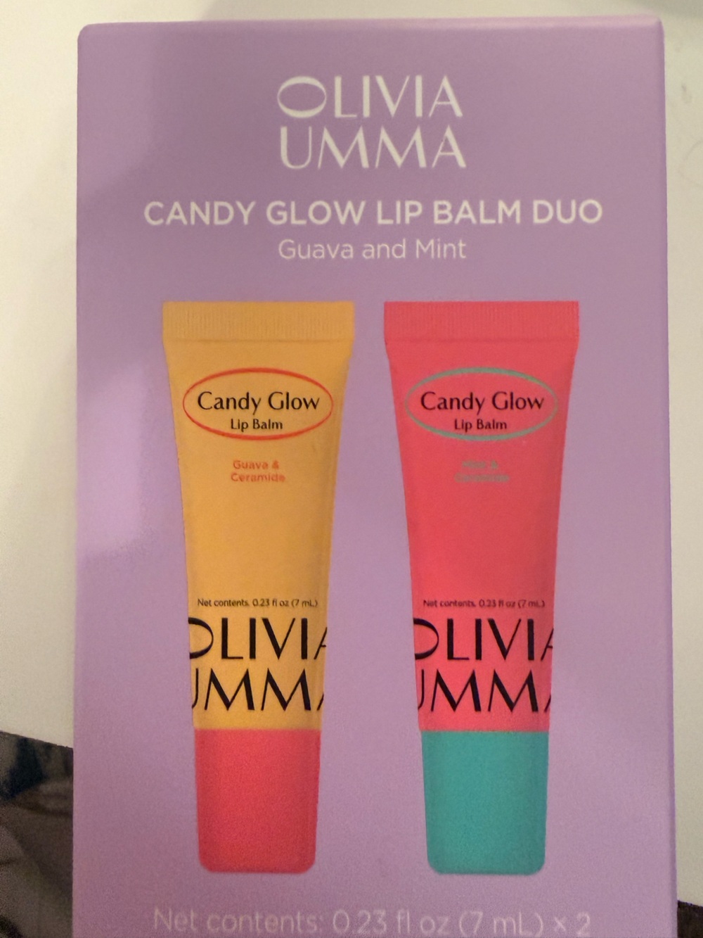 Candy Glow Lip Balm Duo — Guava & Mint